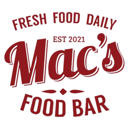 Macs Food Bar logo.